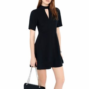 Express Black Key Hole Dress